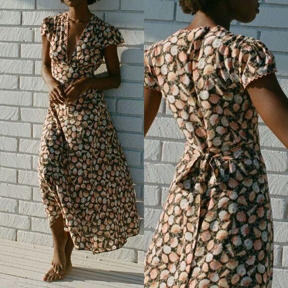 NWOT DOEN Adra Dress in Size Small 100% Silk Kaia Gerber - Picture 1 of 10